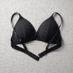 Black V-Neck Bralette