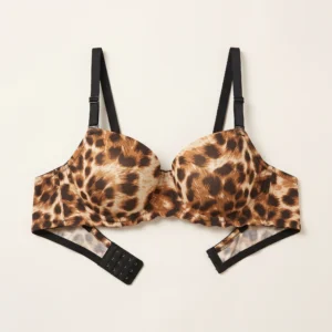 Amelle Wild Leopard Seamless Padded Bra