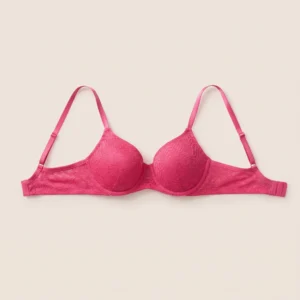 Anaarine Magenta Micro-Dot Molded Padded Bra