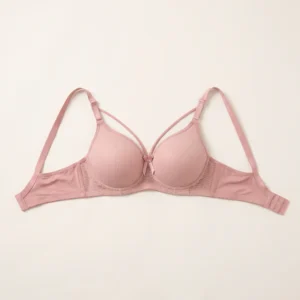 Satina Soft Rose Strappy Padded Bra