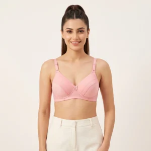 Alternative view of Gulabelle Pink Patterned Molded Soft Padded Bra