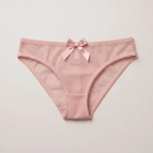 Hush Lace Light Pink Mesh Bikini Panty