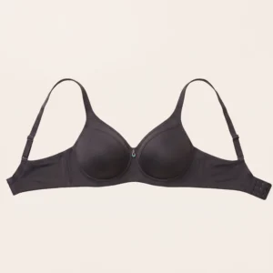 Malaira Black Gem Pendant Molded Soft Padded Bra