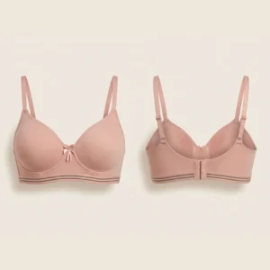 Pink Pendant Smooth Molded Soft Padded Bra