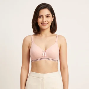 Alternative view of Pink Pendant Smooth Molded Soft Padded Bra