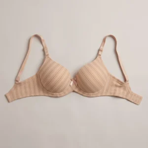 Bloom & Brow Textured Soft Nude Padded Bra
