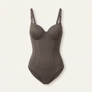 Kamarella Coco Dark Olive Corset Bodysuit Shaper