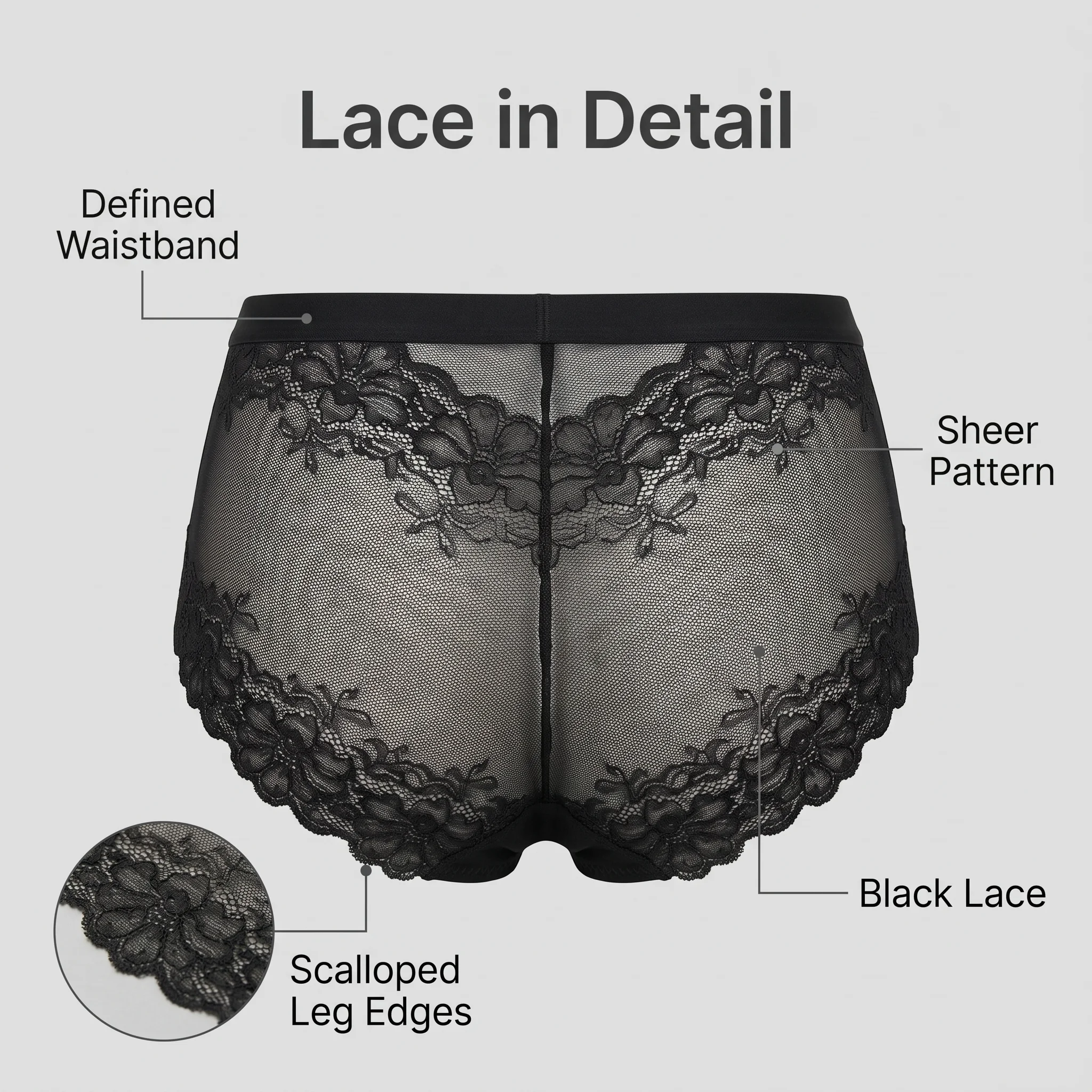 Lanswe Rossanotte Bikini 15D Sheer Fashion Pantyhose - Image 6